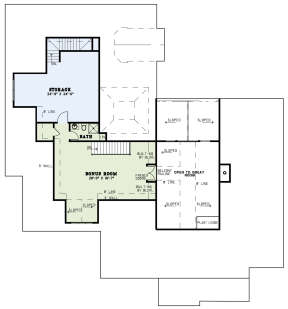 Second Floor for House Plan #110-00350