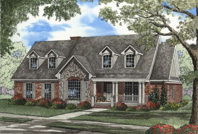 Country House Plan #110-00351 Elevation Photo