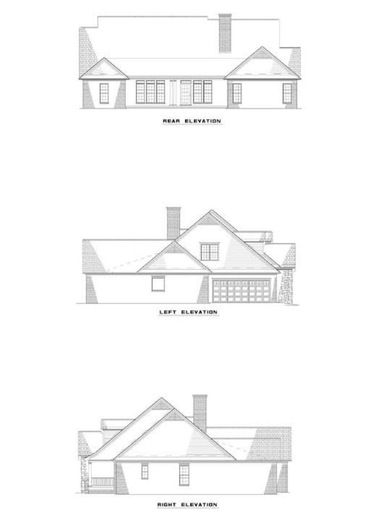 Country House Plan #110-00351 Elevation Photo