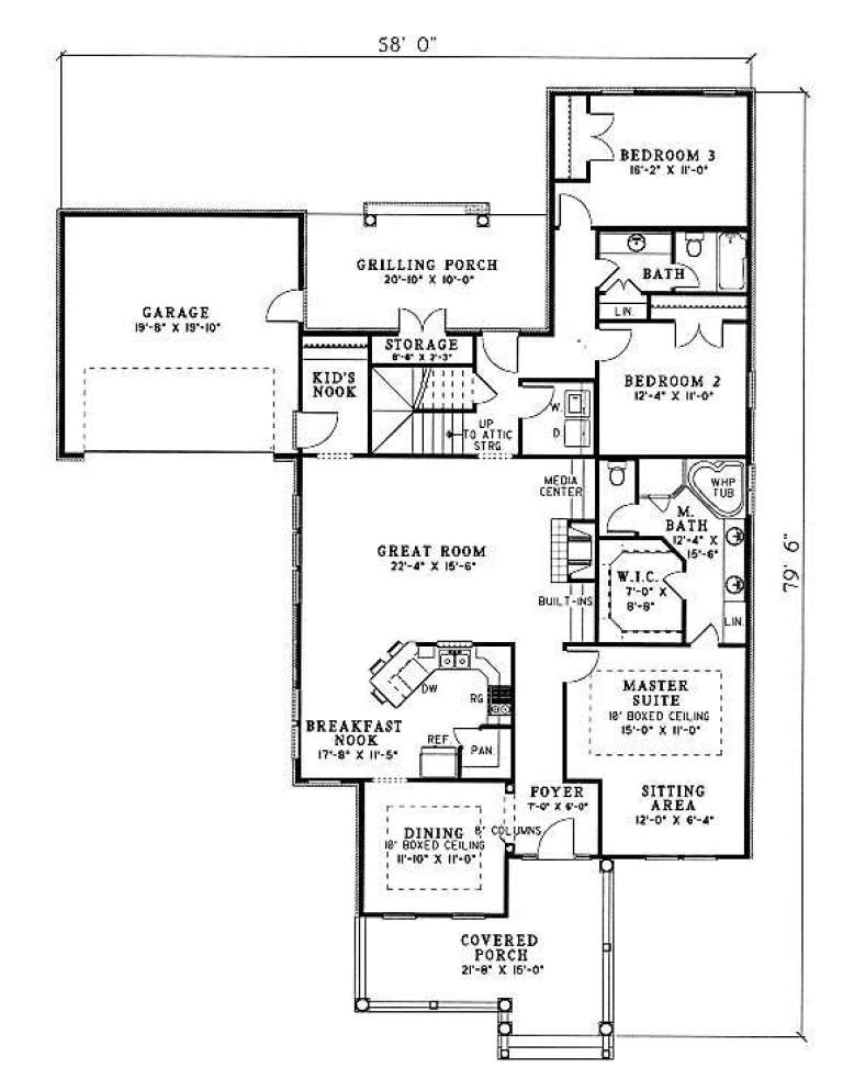 House Plan House Plan #5194 Drawing 1