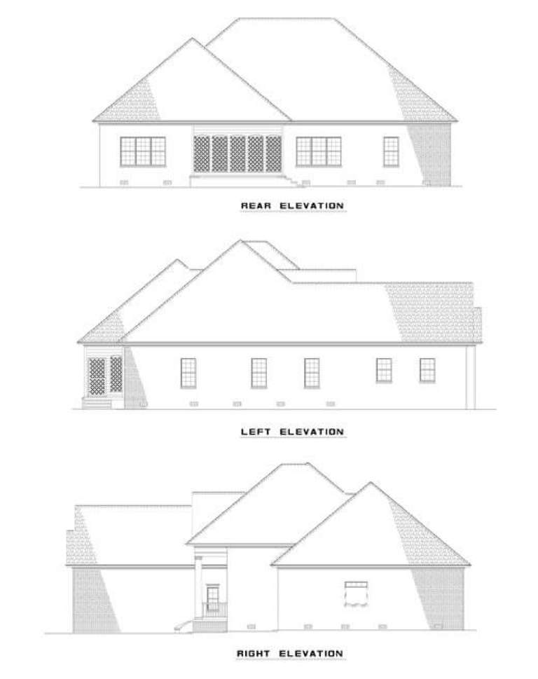Southern House Plan #110-00356 Elevation Photo