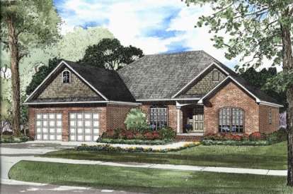 Traditional House Plan #110-00357 Elevation Photo