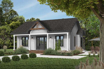 Bungalow House Plan #034-00113 Elevation Photo