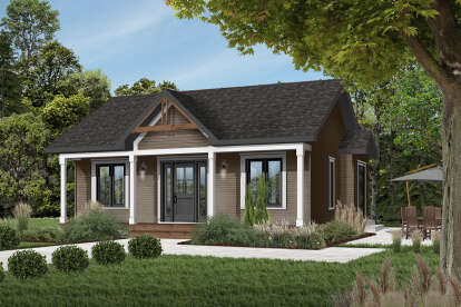 Bungalow House Plan #034-00113 Elevation Photo