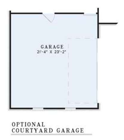 Optional Garage for House Plan #110-00358
