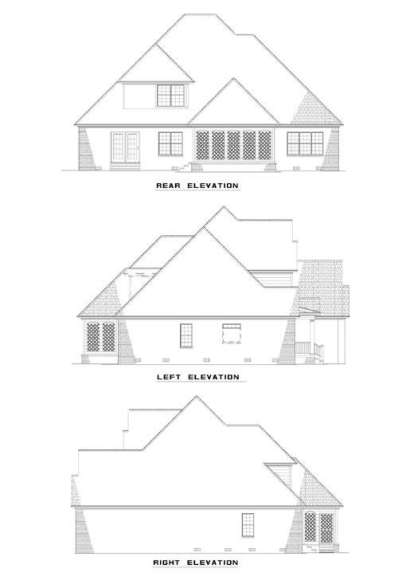 French Country House Plan #110-00359 Elevation Photo