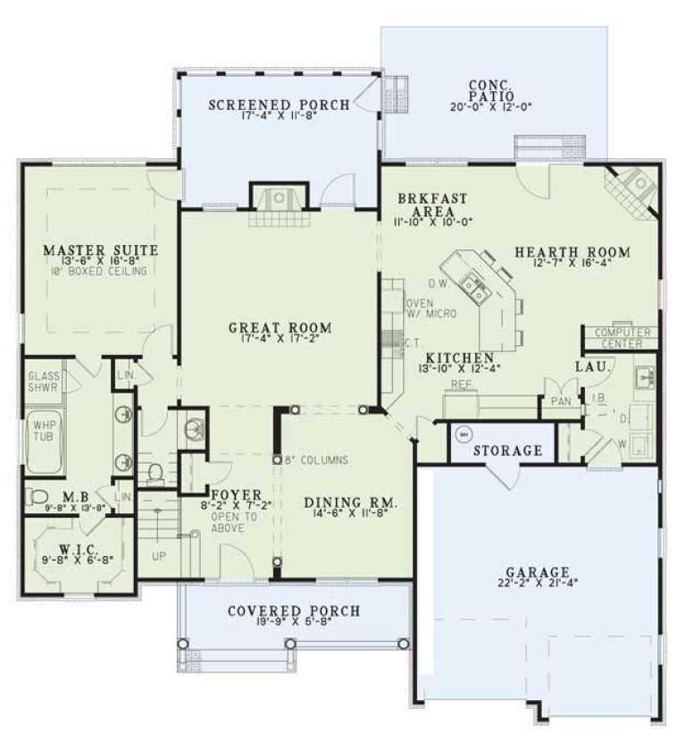 House Plan House Plan #5201 Drawing 1