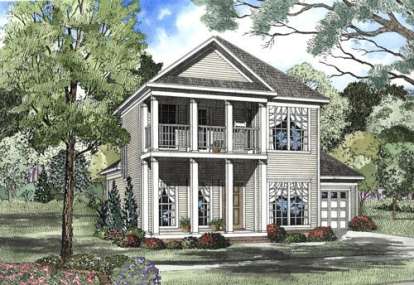 Southern House Plan #110-00360 Elevation Photo