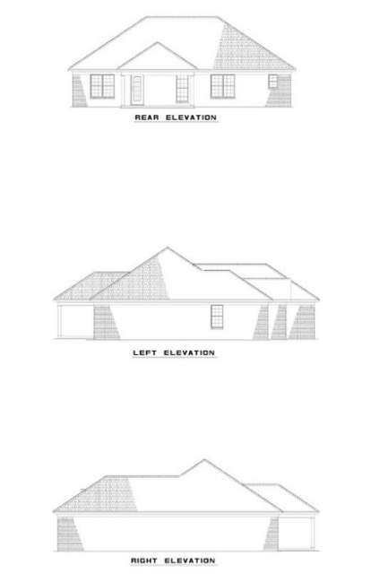 Traditional House Plan #110-00362 Elevation Photo