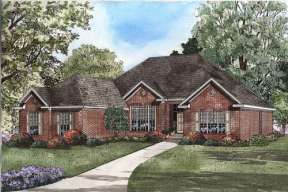 Traditional House Plan #110-00365 Elevation Photo