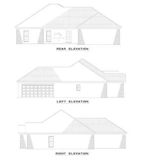 Traditional House Plan #110-00367 Elevation Photo