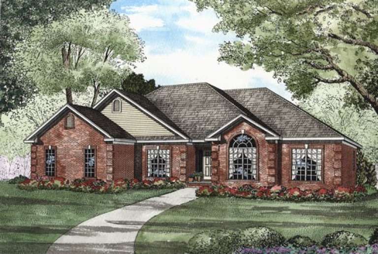 Traditional House Plan #110-00369 Elevation Photo