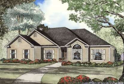 Traditional House Plan #110-00370 Elevation Photo