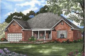 Traditional House Plan #110-00371 Elevation Photo