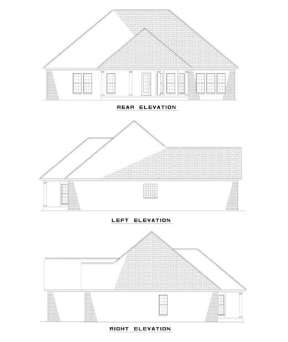 Traditional House Plan #110-00371 Elevation Photo
