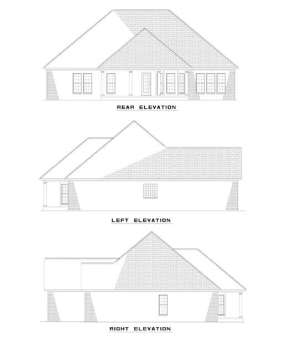 Traditional House Plan #110-00371 Elevation Photo