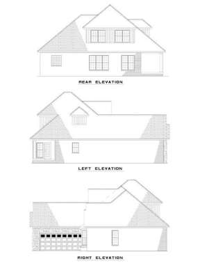 Traditional House Plan #110-00374 Elevation Photo
