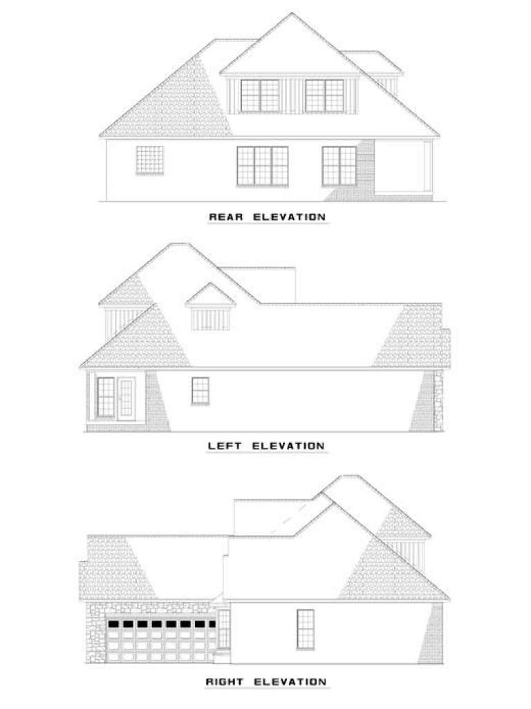 Traditional House Plan #110-00374 Elevation Photo