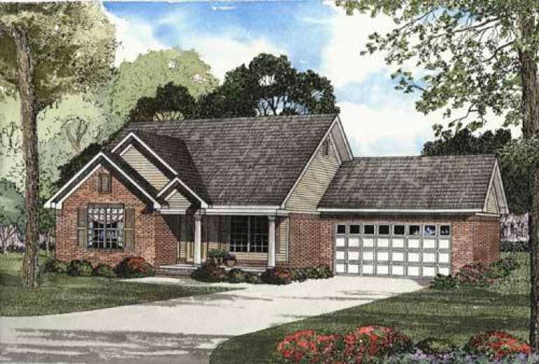 Traditional House Plan #110-00379 Elevation Photo