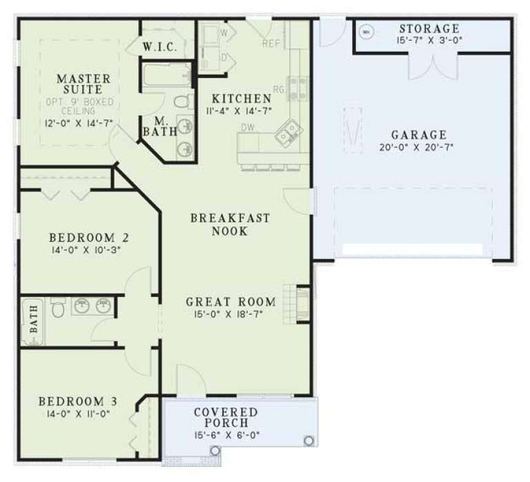 House Plan House Plan #5222 Drawing 1