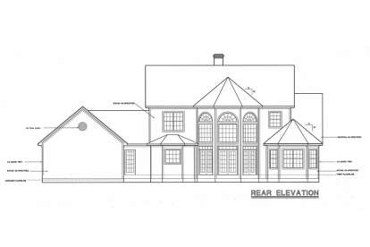 Farmhouse House Plan #402-00993 Elevation Photo