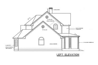 Farmhouse House Plan #402-00993 Elevation Photo