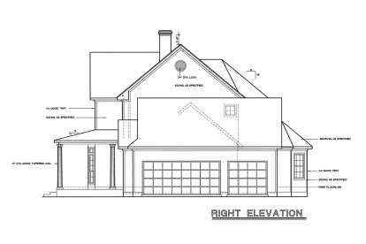 Farmhouse House Plan #402-00993 Elevation Photo