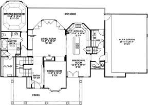 Main Floor for House Plan #402-00993