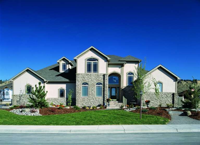 French Country House Plan #402-00997 Elevation Photo