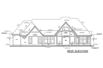 Country House Plan #402-00998 Elevation Photo