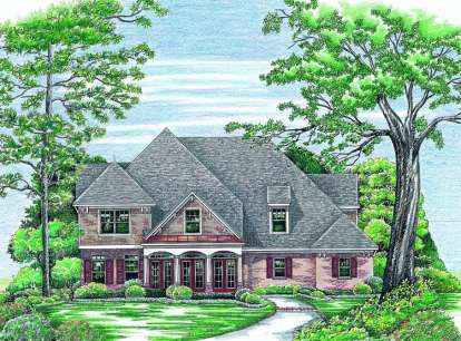 3 Bed, 2 Bath, 2438 Square Foot House Plan - #402-00999