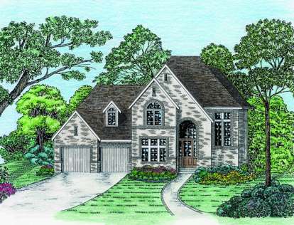 3 Bed, 2 Bath, 2042 Square Foot House Plan - #402-01003