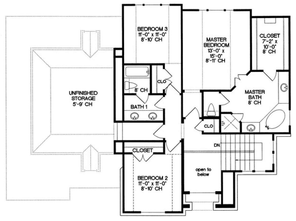 Floorplan 2 for House Plan #402-01003