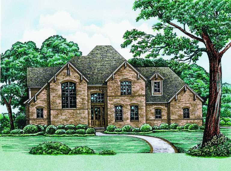 House Plan House Plan #5239 Front Elevation