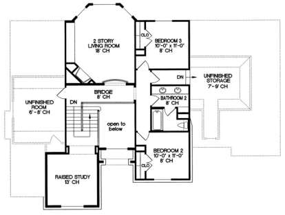 Floorplan 2 for House Plan #402-01007