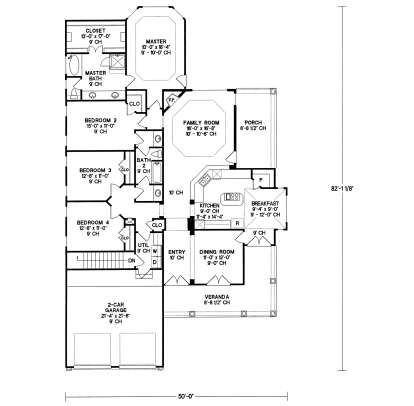 Main Floor  for House Plan #402-01012