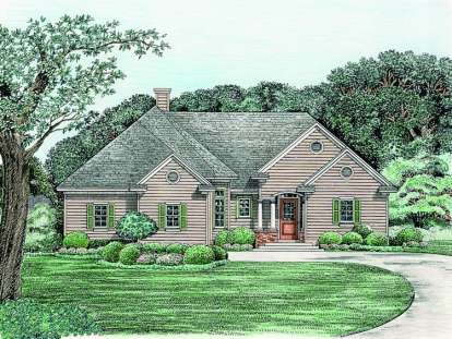 3 Bed, 2 Bath, 1751 Square Foot House Plan - #402-01014