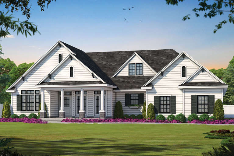 House Plan House Plan #5250 Front Elevation 