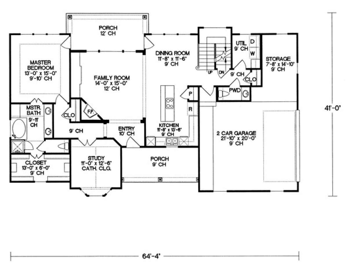 Floorplan 1 for House Plan #402-01022
