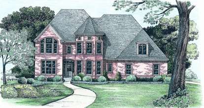 4 Bed, 3 Bath, 2777 Square Foot House Plan - #402-01023