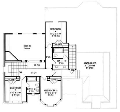 Floorplan 2 for House Plan #402-01023