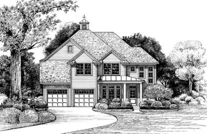 4 Bed, 2 Bath, 2363 Square Foot House Plan - #402-01024