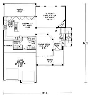 Floorplan 1 for House Plan #402-01024