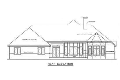 European House Plan #402-01026 Elevation Photo