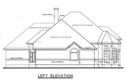 European House Plan #402-01026 Elevation Photo