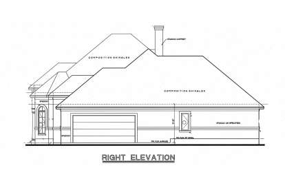 European House Plan #402-01026 Elevation Photo