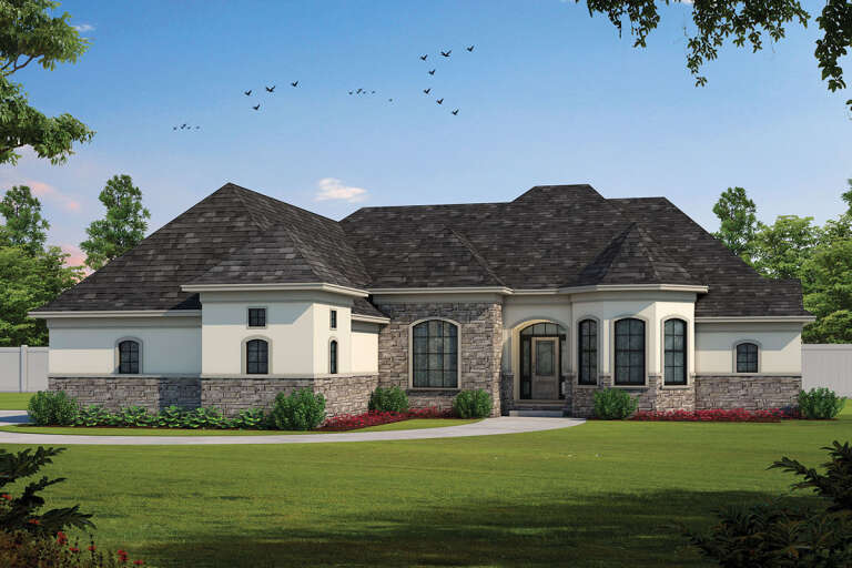 House Plan House Plan #5259 Front Elevation 