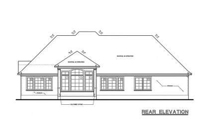 Ranch House Plan #402-01027 Elevation Photo
