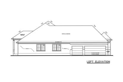 Ranch House Plan #402-01027 Elevation Photo