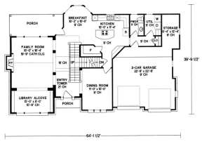 Floorplan 1 for House Plan #402-01031